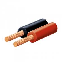 KL 0,35 - Cablu pentru difuzor, roşu-negru, 2x0,35 mm, 100 m/rolă