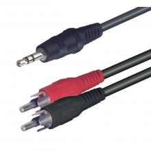 A 49X - Cablu audio, stereo tata 3,5 mm-2 x tata RCA 1,5 m