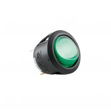 STV 08 - Comutator basculant cu bec, 250V, 1 circuit, verde