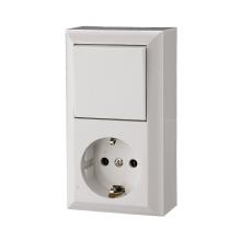 0314H - Intrerupator si priza cu impamantare, pt interior Business Line IP20