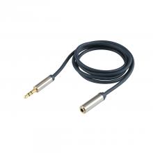 A 54-2.5M - Cablu audio, mufă stereo metalic 3,5 mm - mufă stereo metalic 3,5 mm, 2,5 m