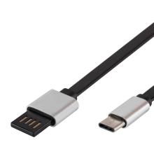 USBF C2 - Cablu de incarcare USB-C, plat, 2m