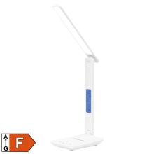 LA 10 Q - Lampa de birou LED cu incarcator fara fir, alb