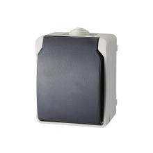 9871H - AQUATOP, conector pe perete, IP 54 gri