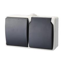 9873H - AQUATOP, comutator pe perete, IP 54 gri