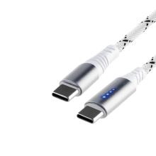USBCC2M100L - Cablu de încărcare USB C-C, 2 m, 100 W, 4xLED