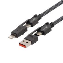 USB4X1 - USB cablu, 1.1m, 66W, 4in1