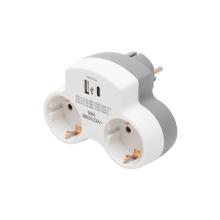 TPF2USBC - Încărcător de rețea USBC, 2,1 A, cu prize de rețea