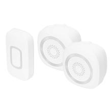 DBS1601DC - Set sonerie fără fir, 2 sonerii, 1 buton, 160 m