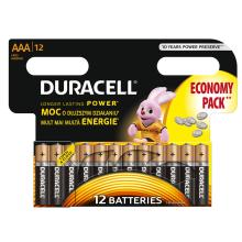 Duracell LR03 12PK - Baterie alcalină Duracell LR03 10PP100006 AAA, tensiune 1,5 V, 12 bucăți/blister