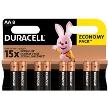 Duracell LR6 8PK - Baterie alcalină Duracell LR6 10PP110025 AA, tensiune 1,5 V, 8 bucăți/blister