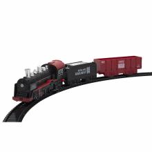 TRN04 - Trenulet cu baterii, 1 locomotiva, 1 vagon cu carbune, 1 vagon