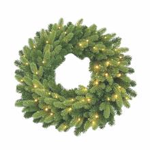 KMK60LED - Coroana artificiala cu LED-uri, 60 cm, LED-uri de culoare alb cald