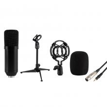 M 12 - Set microfon de studio, tripod, XLR-3,5mm