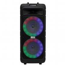 PAR 182BT - Boxa Party, 2x18cm, inel LED, acumulator