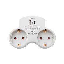 TPF2USBC - Încărcător de rețea USBC, 2,1 A, cu prize de rețea