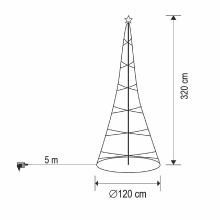 LKD480TREE - Piramidă luminoasă cu LED-uri