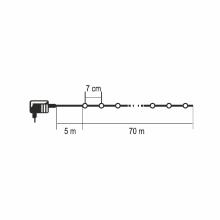 KKL1008WW - Ghirlanda luminoasa cu LED-uri, 1000 de LED-uri, 70 m, alb cald, IP44