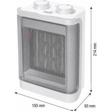 FK50 - ELEMENT DE ÎNCĂLZIRE PORTABIL DIN CERAMICĂ PTC, 750 W / 1500 W
