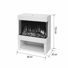 FKK28 - Șemineu electric decorativ de tip liber, 1800 W