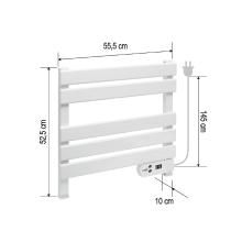 FKTW150W - Uscător electric de prosoape montat pe perete, alb, 150 W