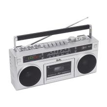 RRTBRONX - Casetofon retro, stereo, BT, MP3