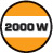 2000 W