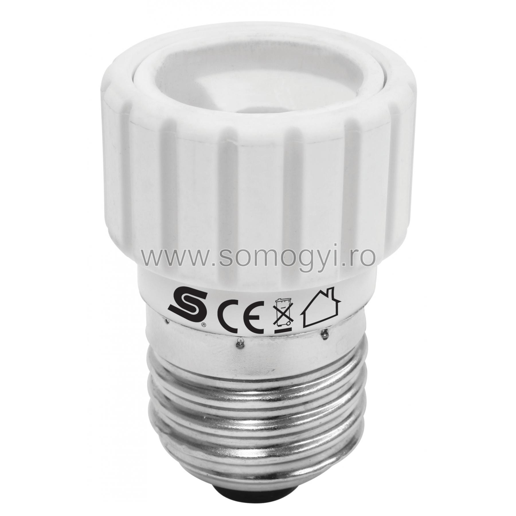 Adaptor soclu GU10/E27 GU10/E27 Somogyi Elektronic S.R.L.